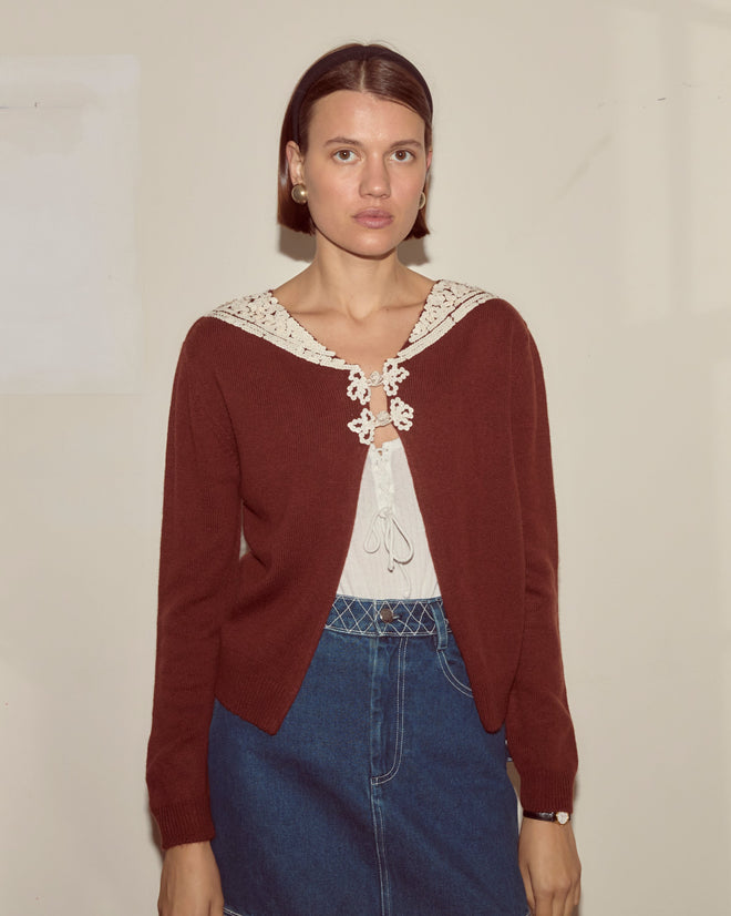 Astoria Cardigan - Brown