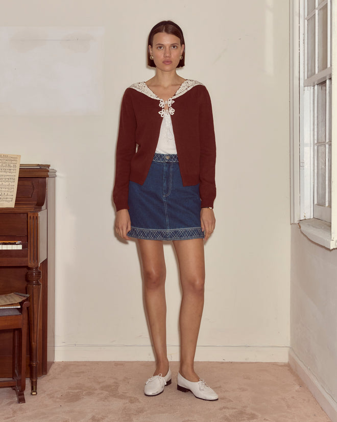 Astoria Cardigan - Brown
