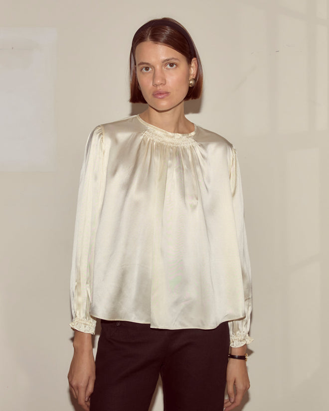 Belle Blouse - Cream