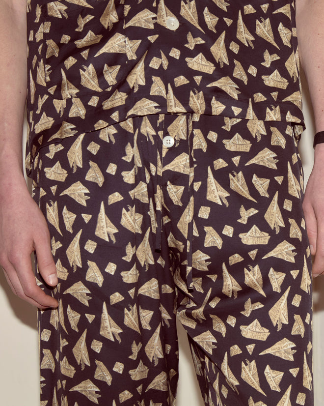 Paper Hat Pajama Pants