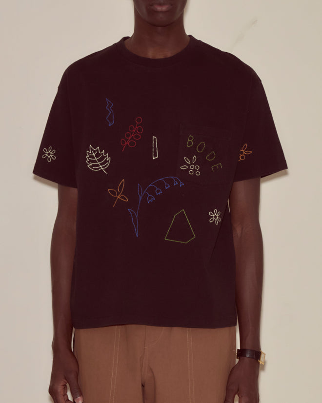 Embroidered Field Guide Tee