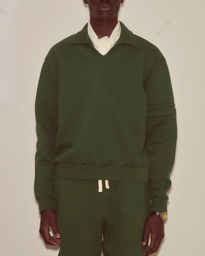 Crew Polo - Dark Green