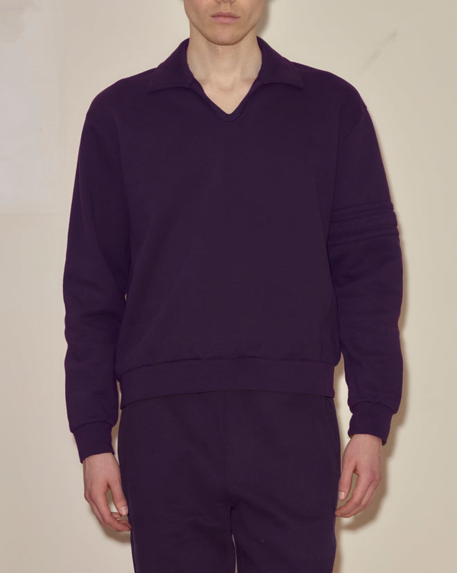 Crew Polo - Dark Purple
