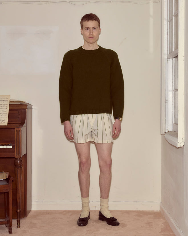 Cashmere Crewneck - Hemlock