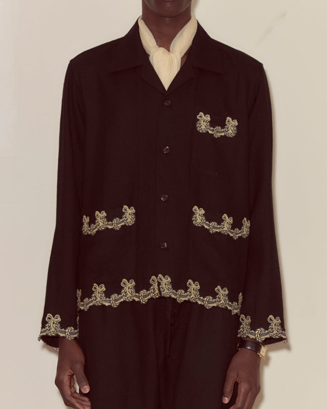 Laurelist Overshirt - Black