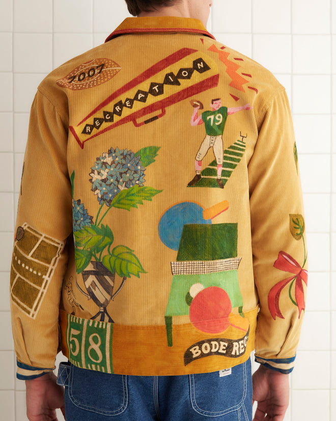 Bode Recreation Senior Cord Side Tab Jacket JACKETS BODE New York