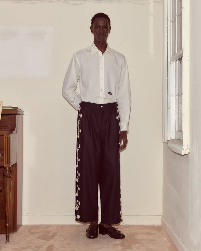 Snowdrop Appliqué Trousers