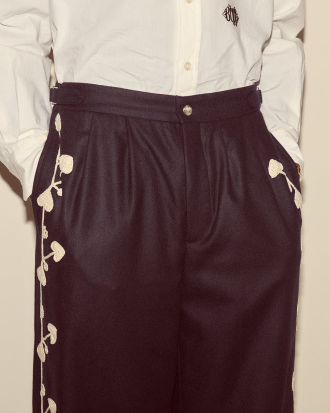 Snowdrop Appliqué Trousers