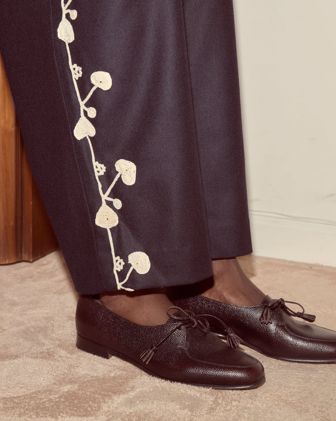 Snowdrop Appliqué Trousers