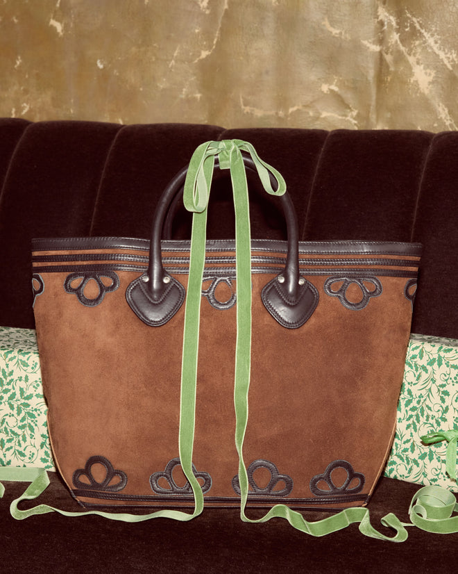 Trefoil Tote - Brown