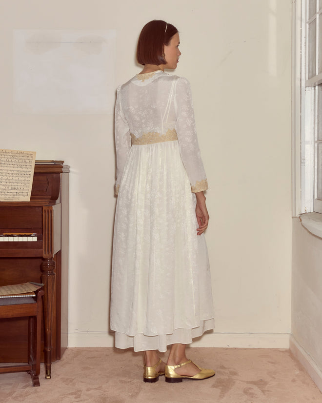 Trousseau Lace Dress - Cream