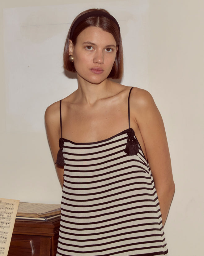 Velvet Bannister Dress