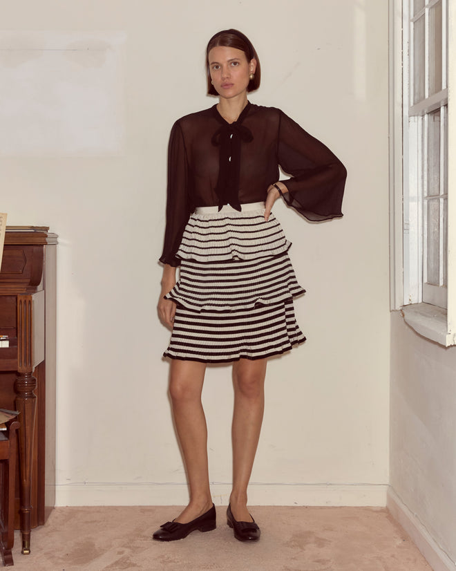 Velvet Bannister Skirt