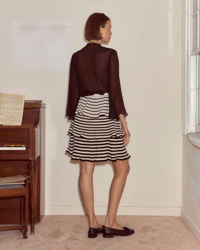 Velvet Bannister Skirt