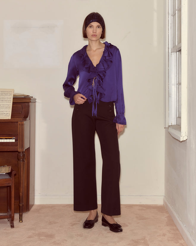 Dream Souvenir Flounce Blouse