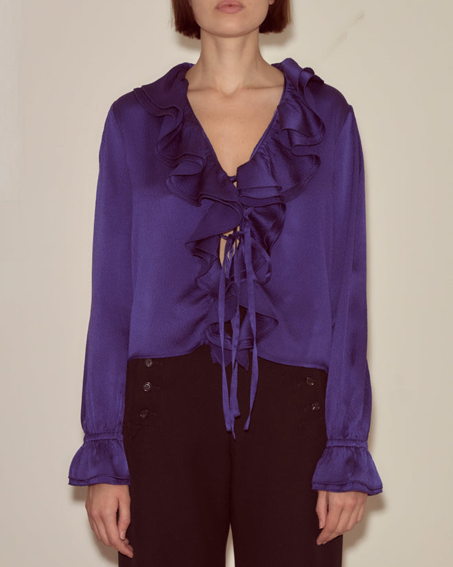 Dream Souvenir Flounce Blouse