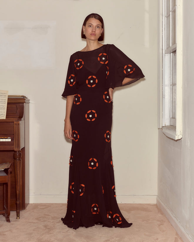 Zoetrope Appliqué Dress