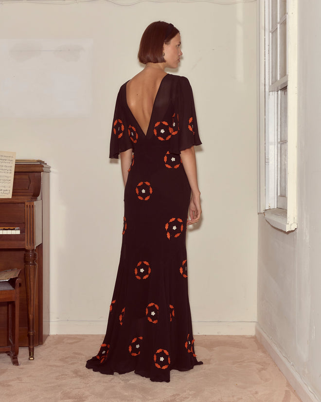 Zoetrope Appliqué Dress