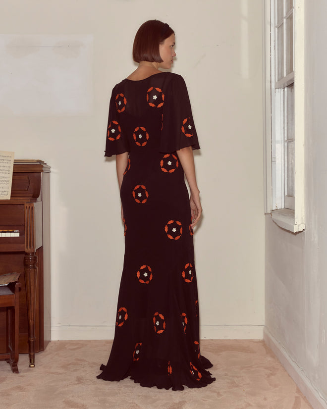 Zoetrope Appliqué Dress